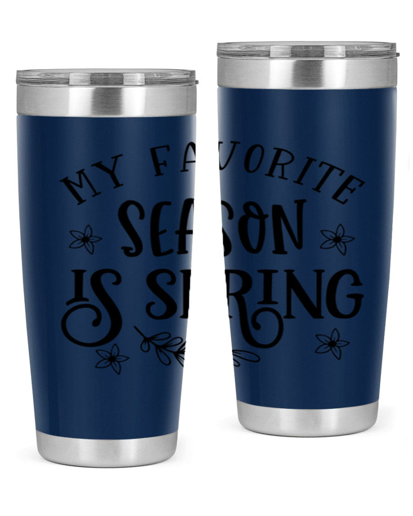 My favorite season is spring 350#- spring- Tumbler