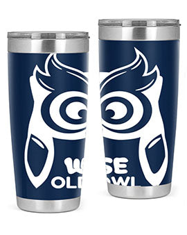Owl Lover Wise Old Owl A TurtleRabbit 13#- owl- Tumblers