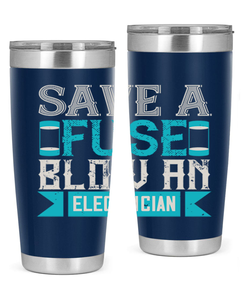 Save a fuse below an electrician Style 14#- electrician- tumbler