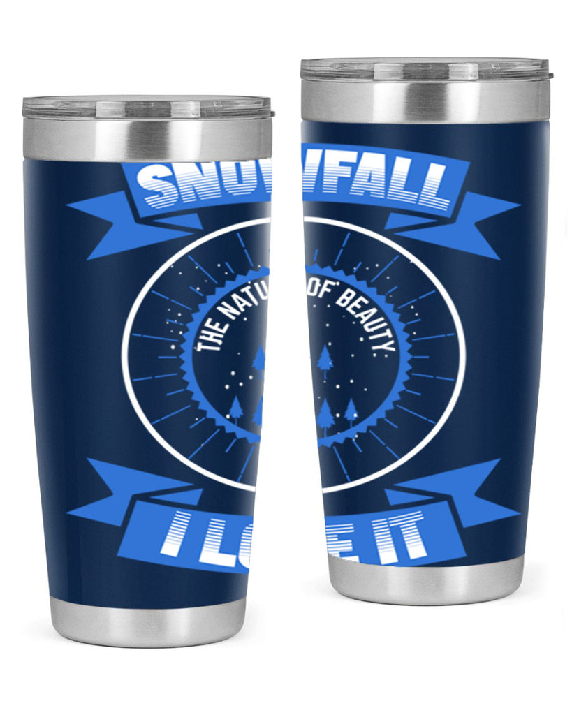 Snowfall Winter 373#- winter- Tumbler