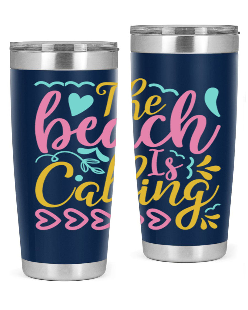 The beach is calling Style 1#- summer- Tumbler
