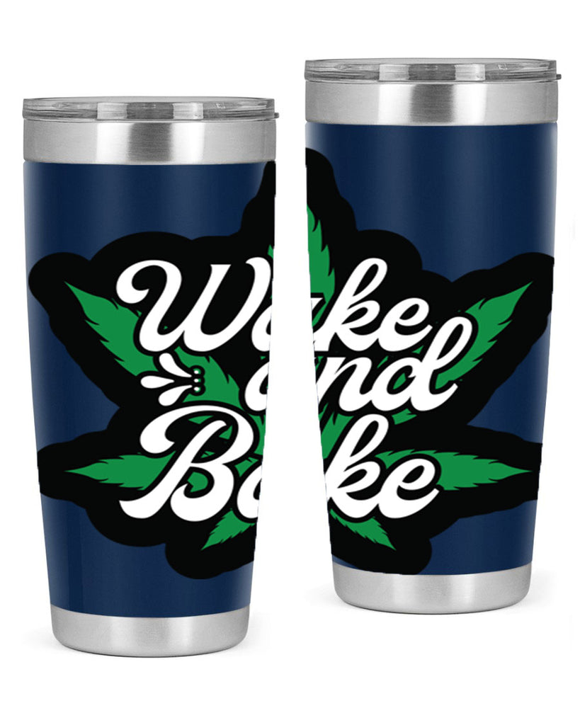 Wake and bake 273#- marijuana- Tumbler