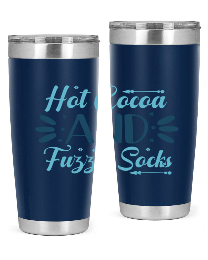 hot cocoa and fuzzy socks 208#- winter- Tumbler