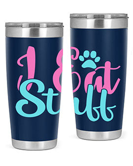 i eat stuff Style 82#- dog- Tumbler