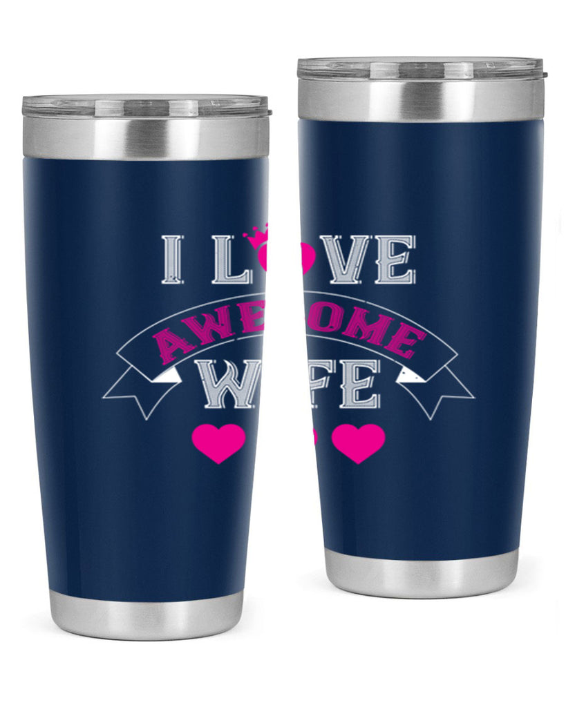 i love awesome wife 57#- valentines day- Tumbler