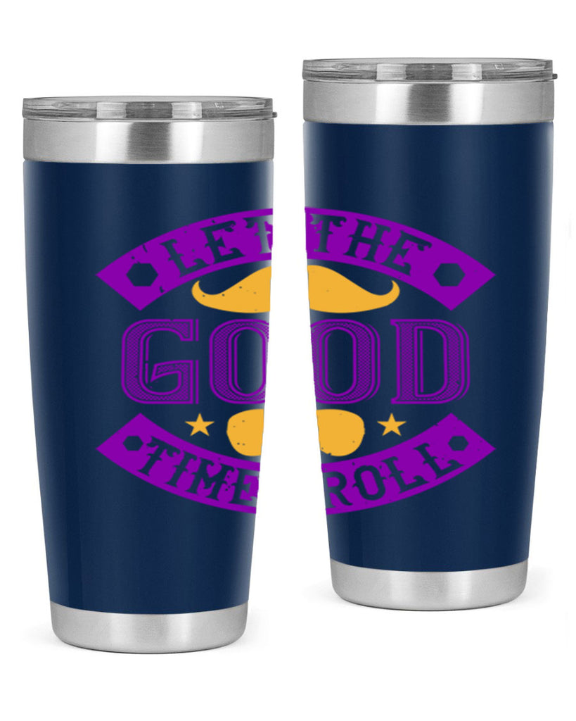let the good times roll 52#- mardi gras- Tumbler