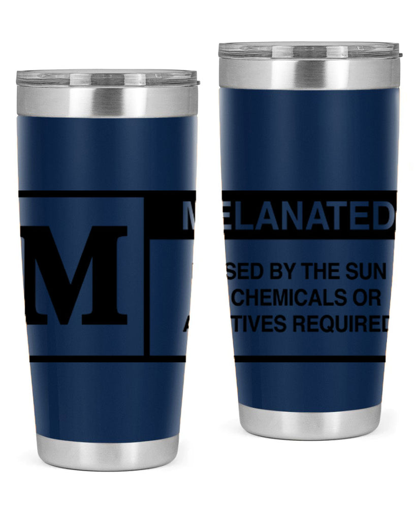 rated melanin 45#- black words phrases- Cotton Tank