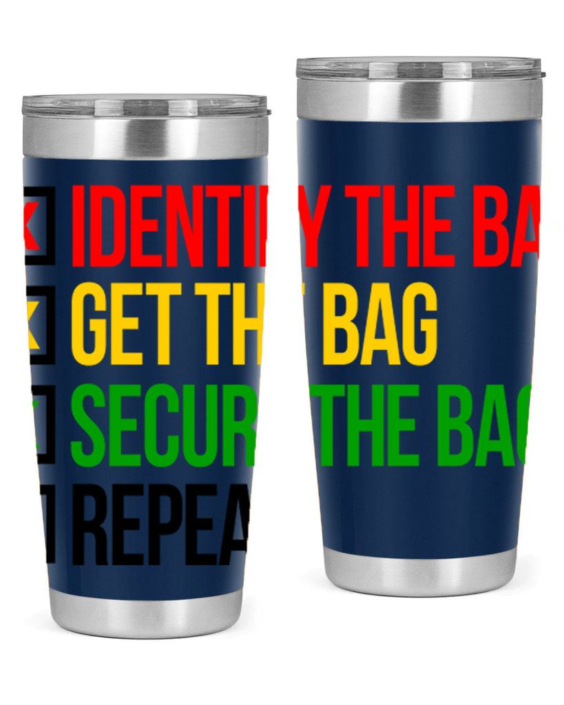 secure the bag 38#- black words phrases- Cotton Tank