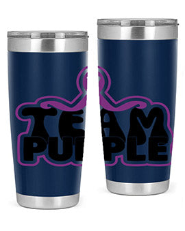 team purple 216#- alzheimers- Tumbler