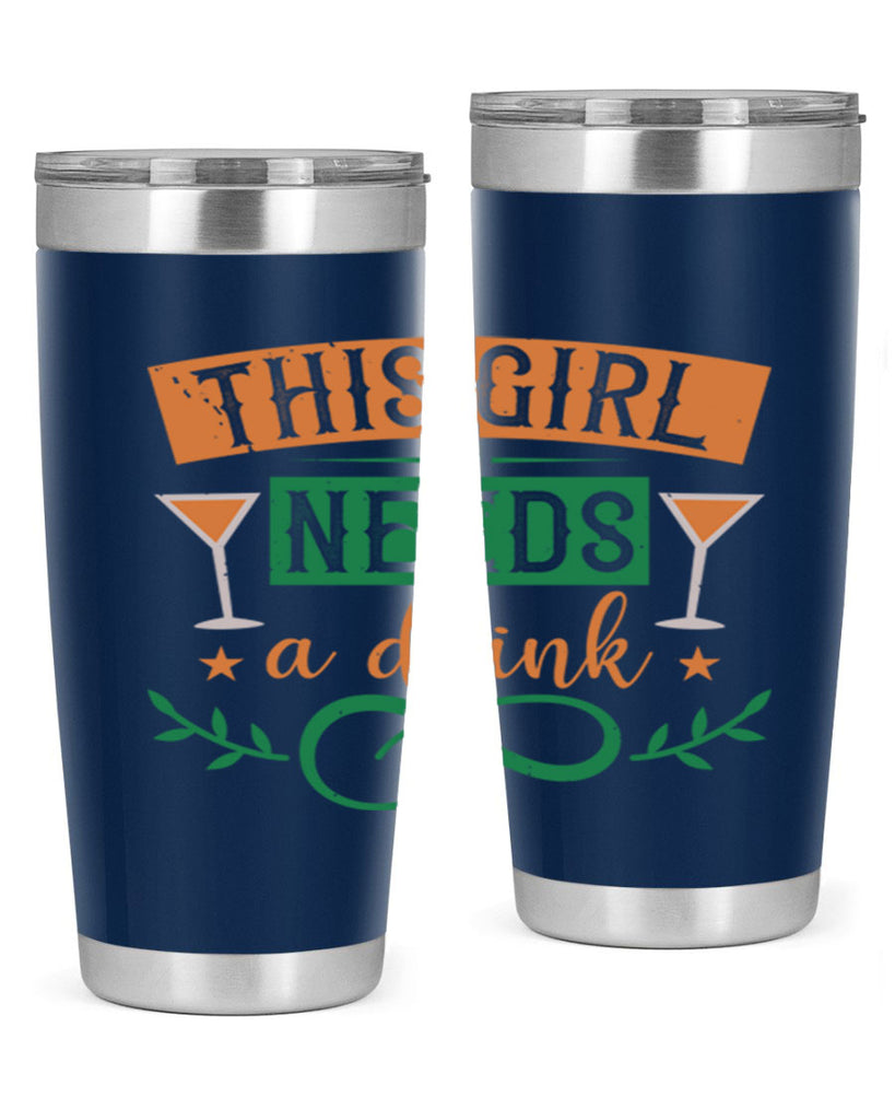 this girl needs a drink 36#- mardi gras- Tumbler