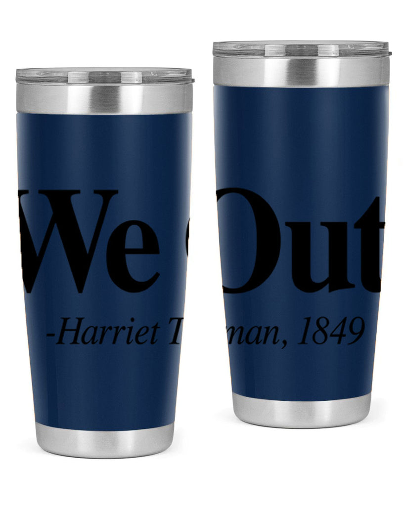 we out harriet tubman 12#- black words phrases- Cotton Tank