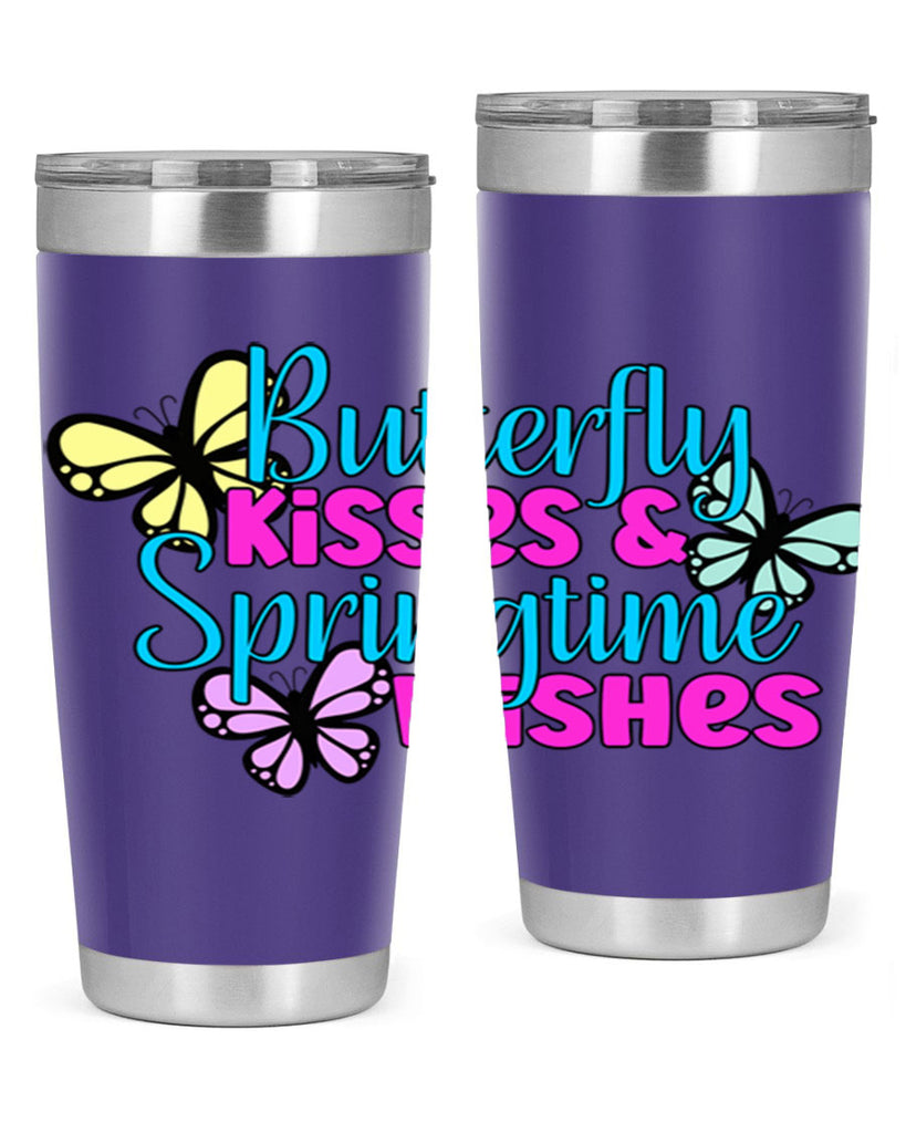 Butterfly kisses & springtime wishes95#- spring- Tumbler