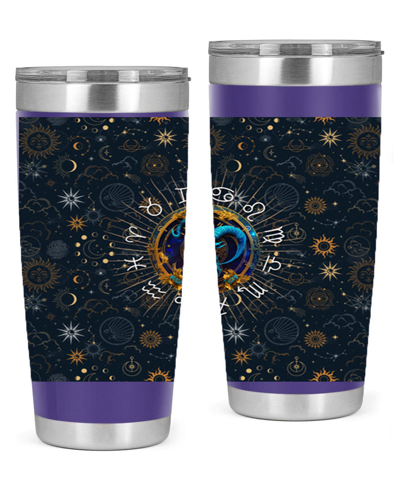Capricorn Straight 184#- zodiac- Tumbler