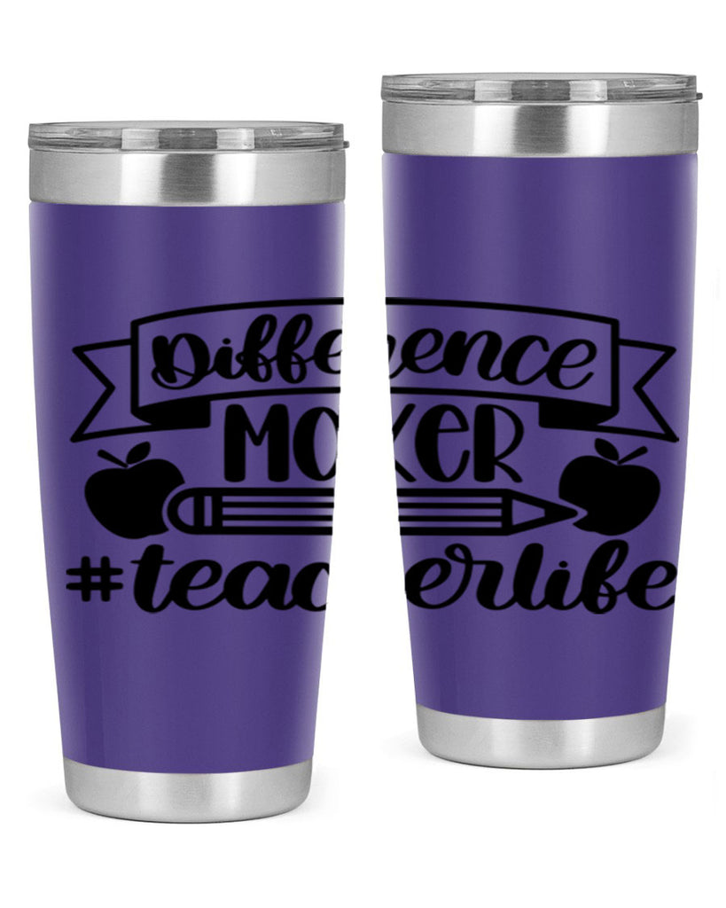 Difference Maker Teacher Life Style 78#- teacher- tumbler