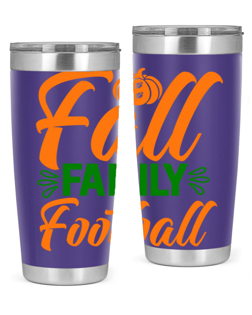 Fall Family Football 98#- fall- Tumbler