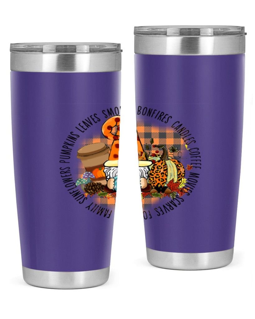 FallVibesGnome 165#- fall- Tumbler