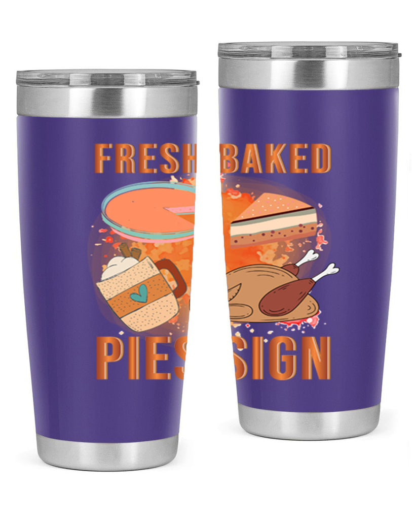 Fresh Baked Pies Sign 187#- fall- Tumbler