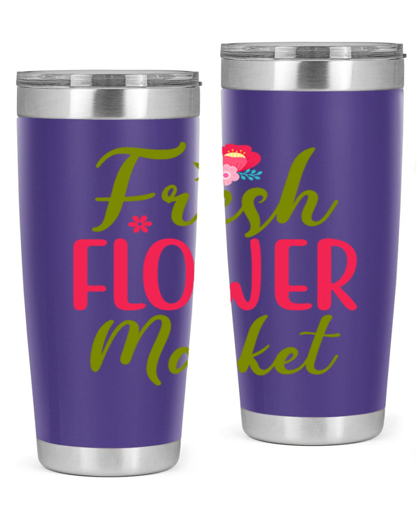 Fresh Flower Market 144#- spring- Tumbler