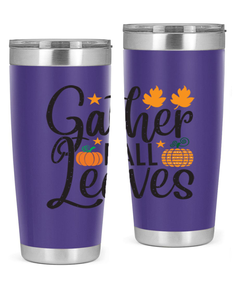 Gatherfallleaves 189#- fall- Tumbler
