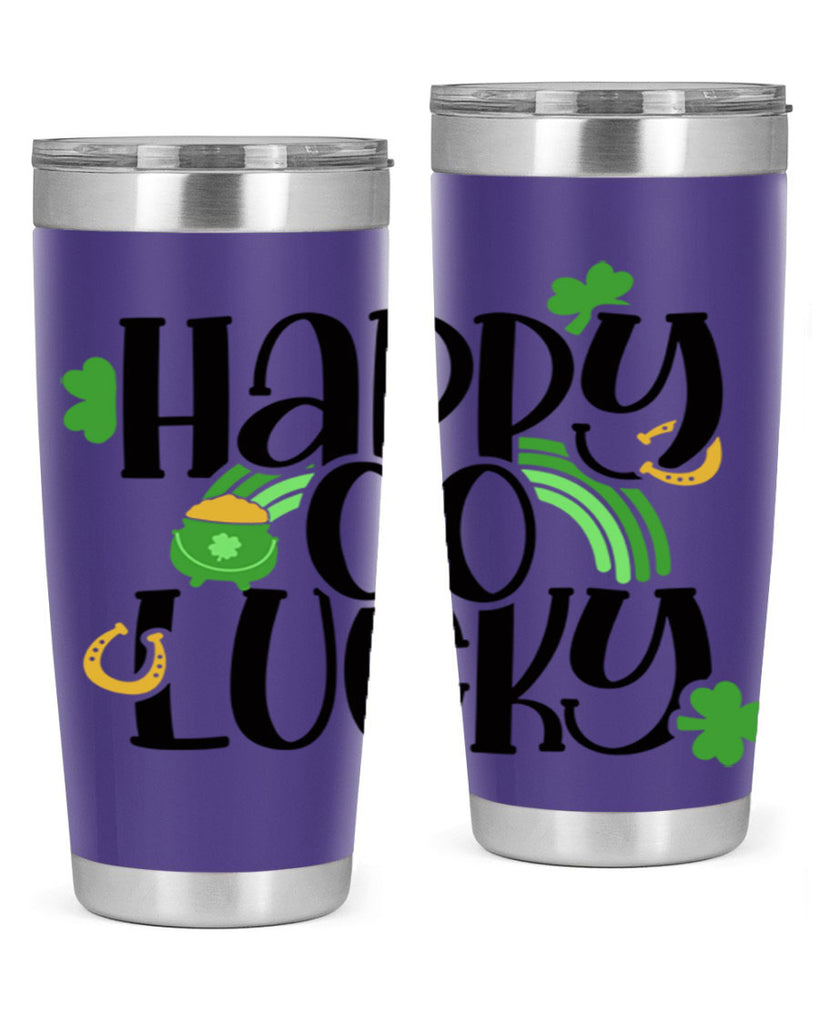Happy Go Lucky Style 96#- St Patricks Day- Tumbler