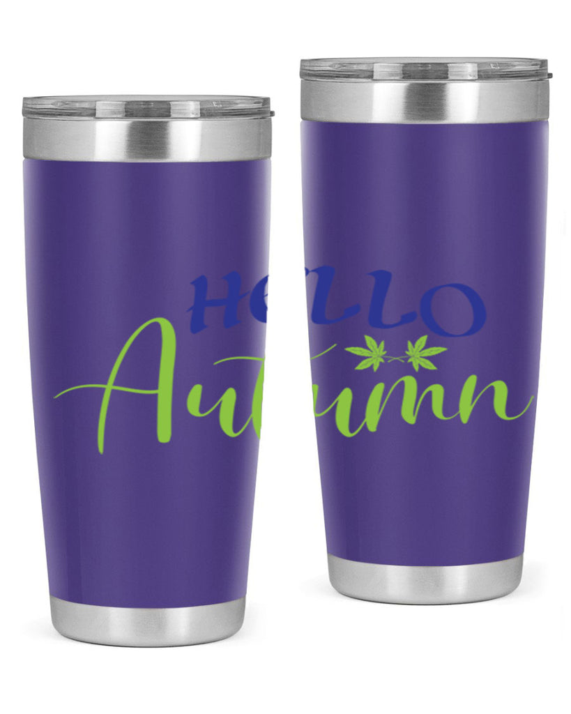 Hello Autumn 271#- fall- Tumbler