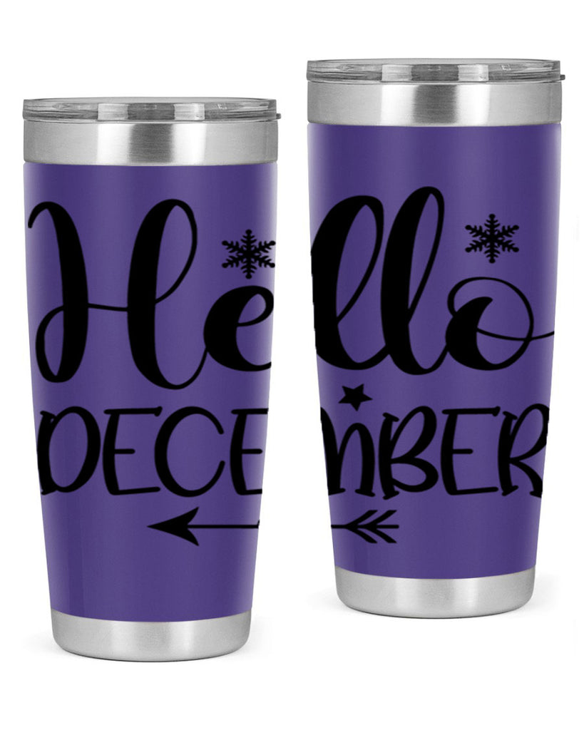 Hello December161#- winter- Tumbler