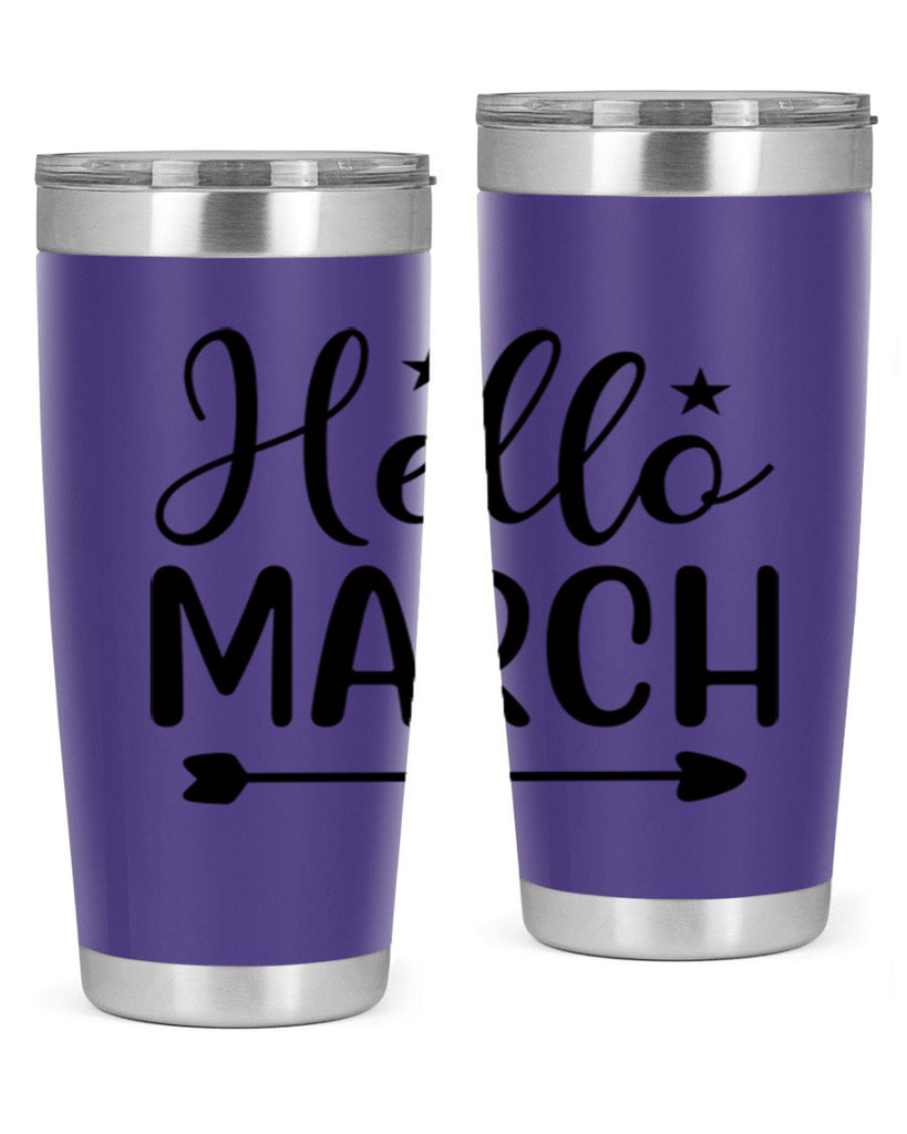 Hello March 184#- spring- Tumbler