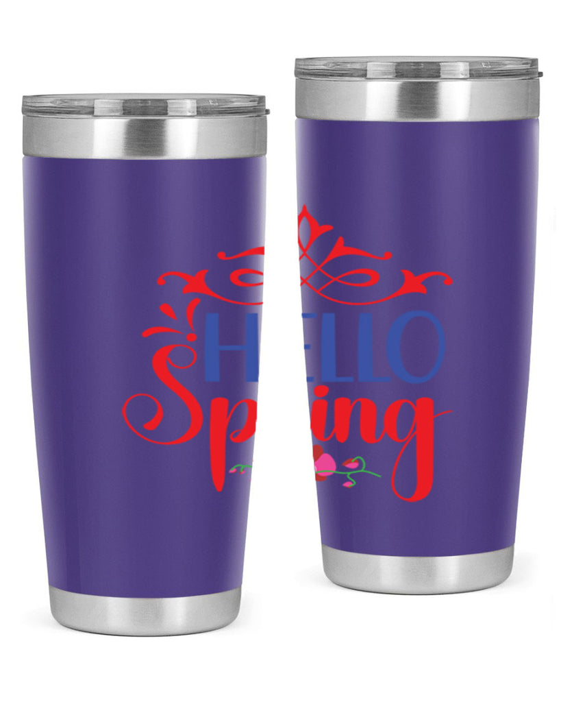 Hello Spring 211#- spring- Tumbler