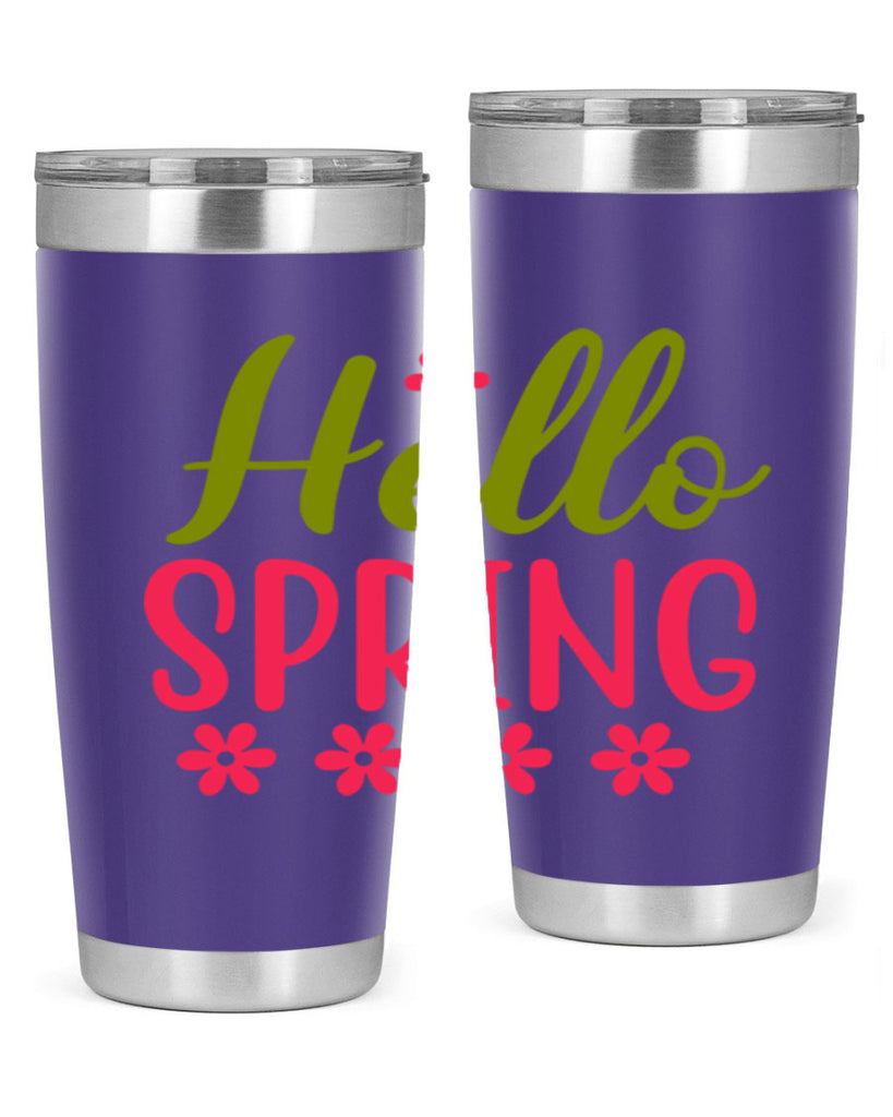 Hello Spring 213#- spring- Tumbler
