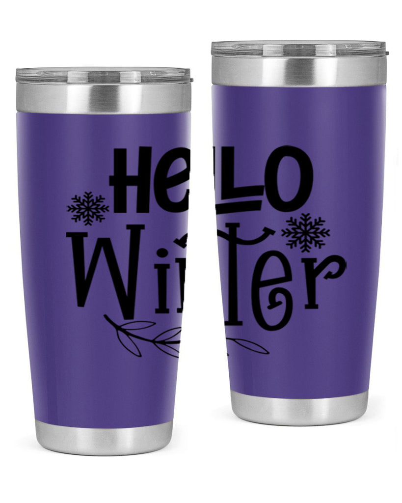 Hello Winter 168#- winter- Tumbler