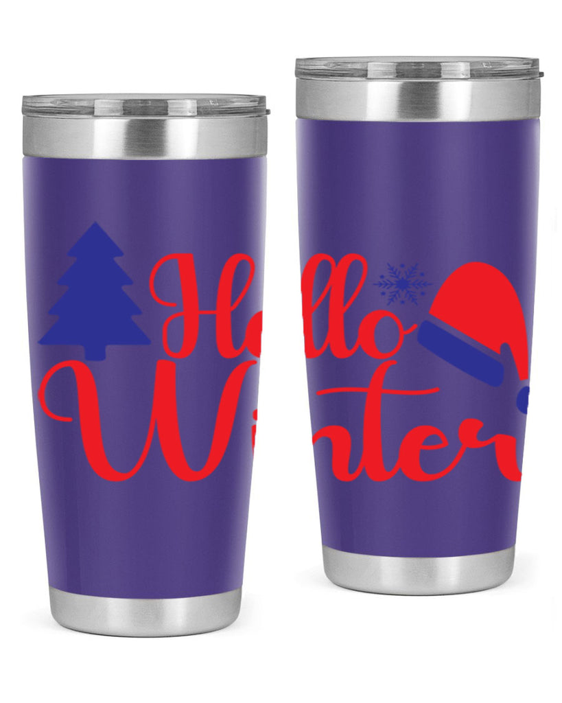 Hello Winter 179#- winter- Tumbler