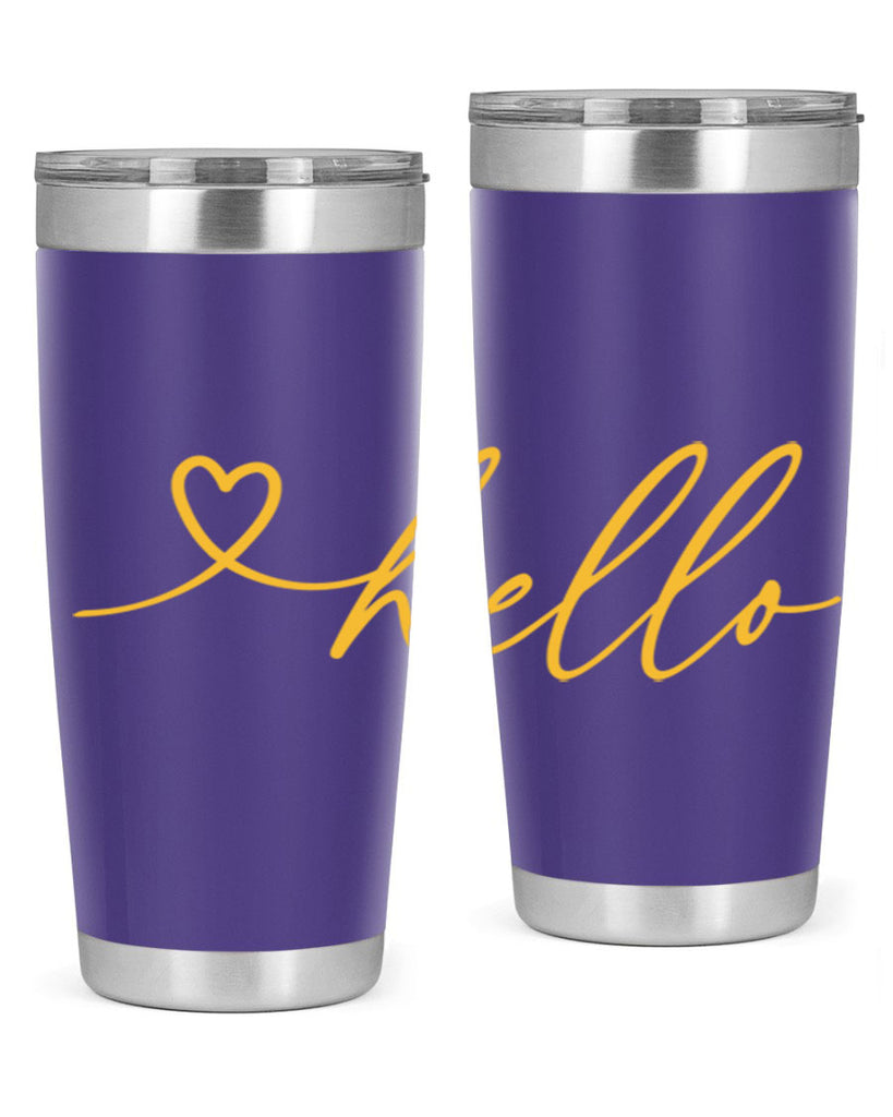 Hello heart183#- spring- Tumbler