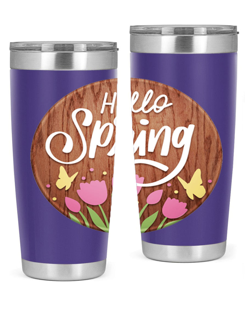 Hello spring Mockup202#- spring- Tumbler