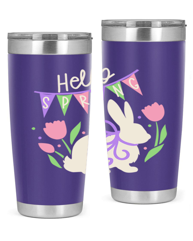 Hello spring bunny193#- spring- Tumbler