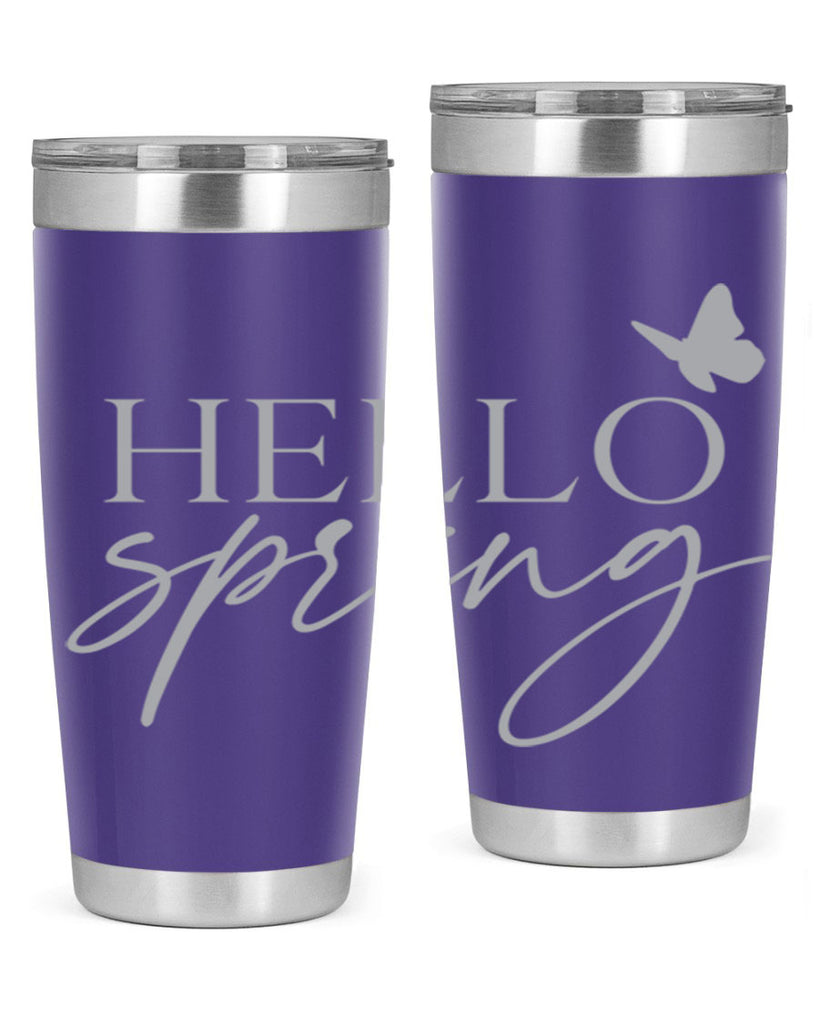 Hello spring butterfly195#- spring- Tumbler