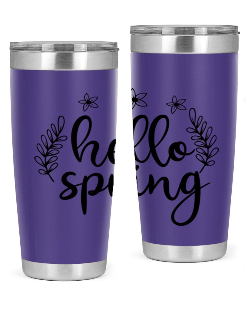 Hello spring design  221#- spring- Tumbler