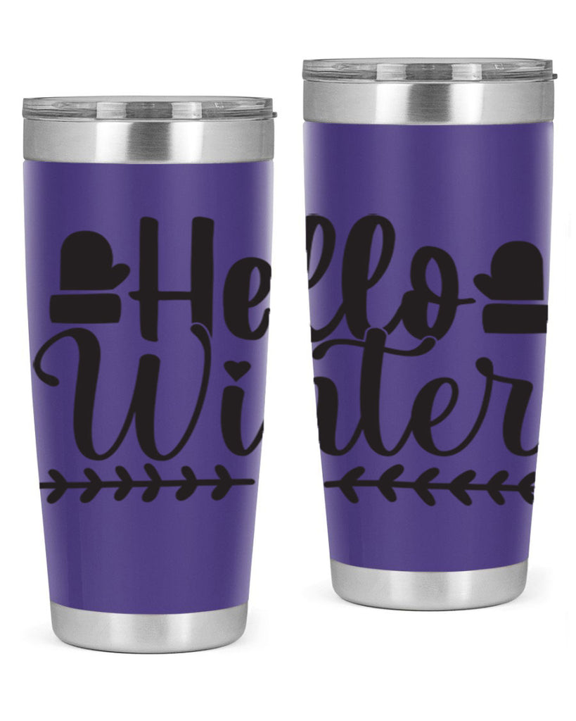 Hello winter 184#- winter- Tumbler