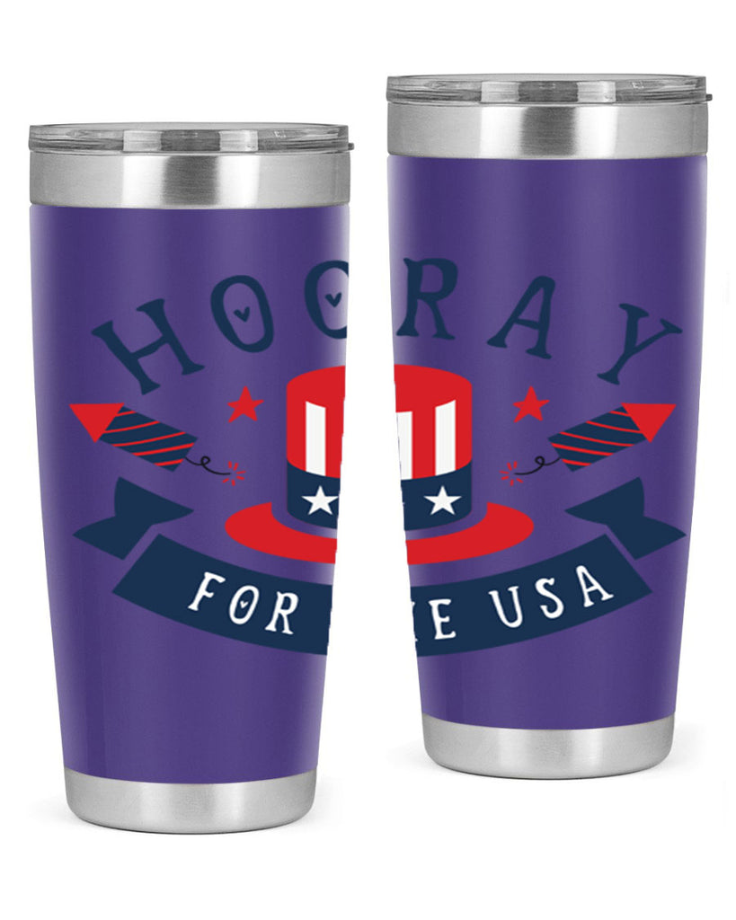 Hooray for the usa Style 42#- Fourt Of July- Tumbler