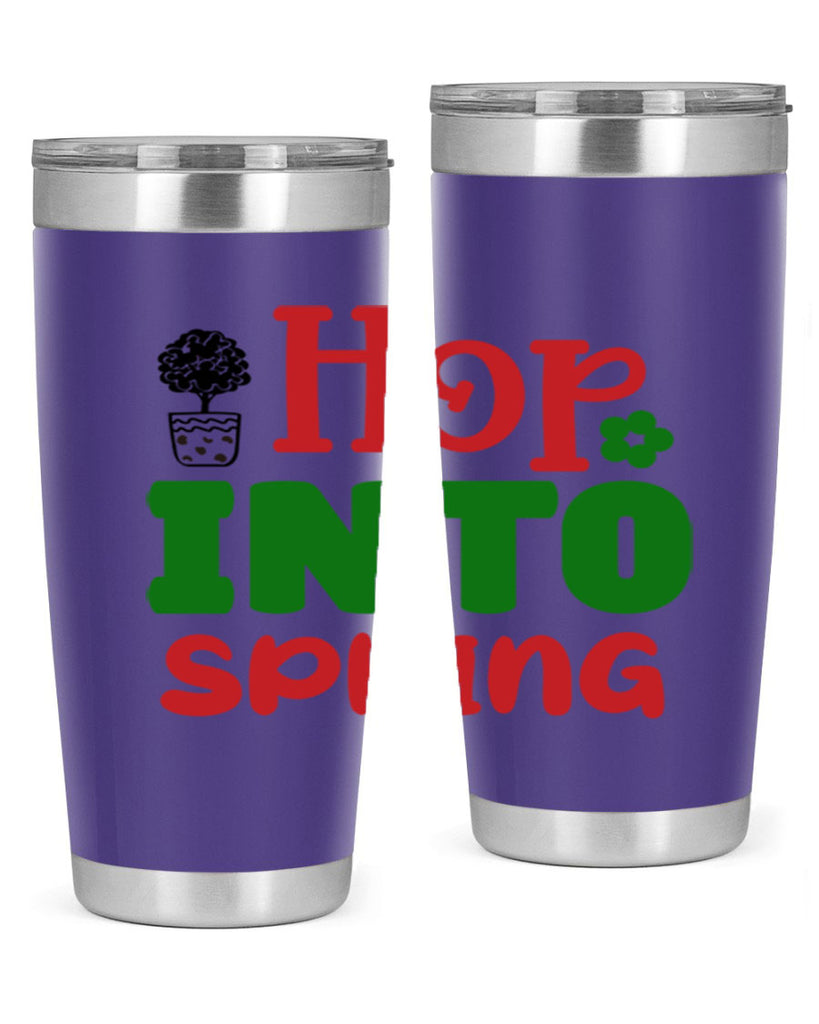 Hop into Spring 251#- spring- Tumbler