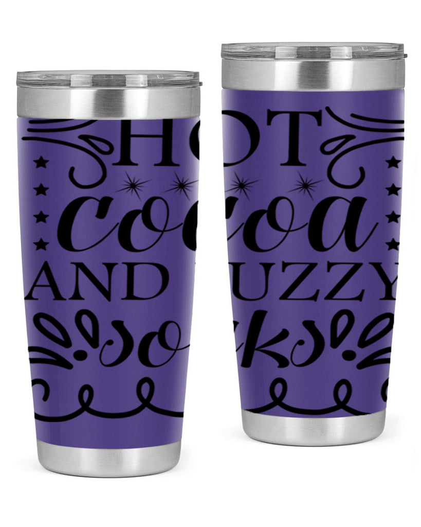 Hot Cocoa and Fuzzy Socks 217#- winter- Tumbler