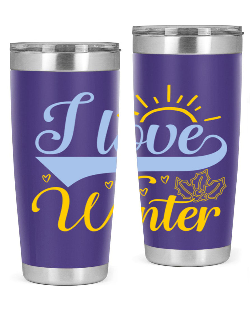I love winter228#- winter- Tumbler