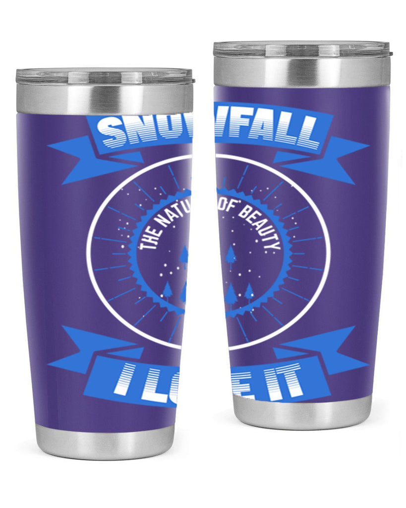 Snowfall Winter 373#- winter- Tumbler