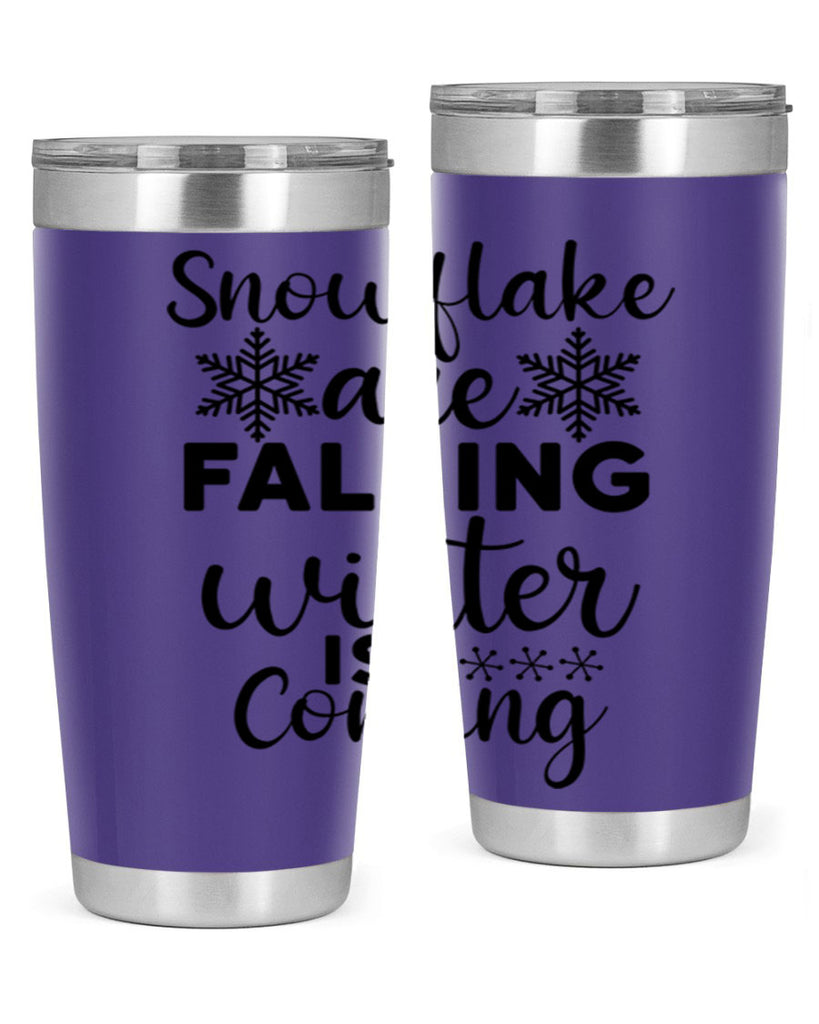 Snowflake Are Falling Winter Is 375#- winter- Tumbler