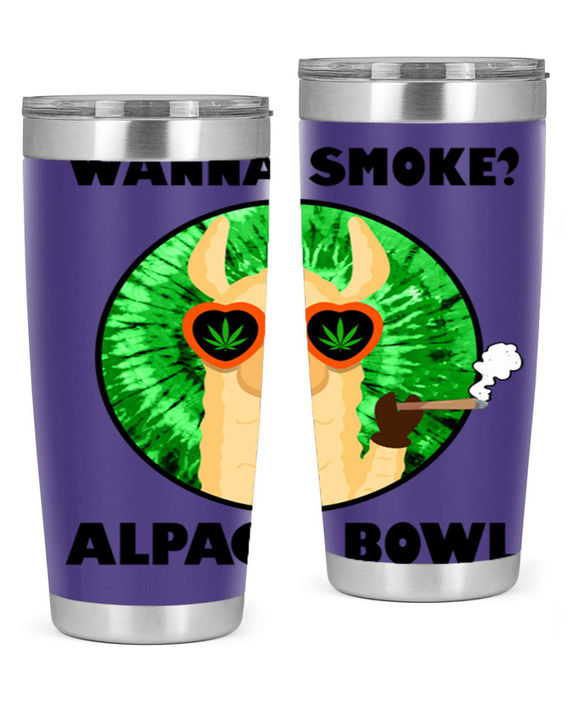 Wanna Smoke Alpaca Bowl 276#- marijuana- Tumbler