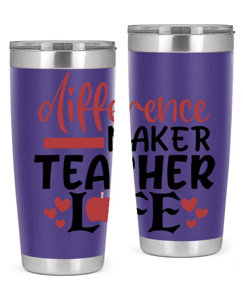 difference maker teacher life Style 184#- teacher- tumbler
