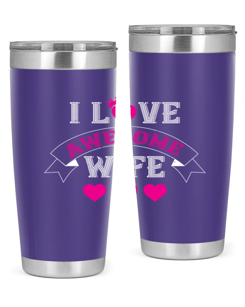 i love awesome wife 57#- valentines day- Tumbler