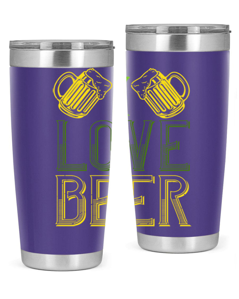 i love beer Style 134#- St Patricks Day- Tumbler
