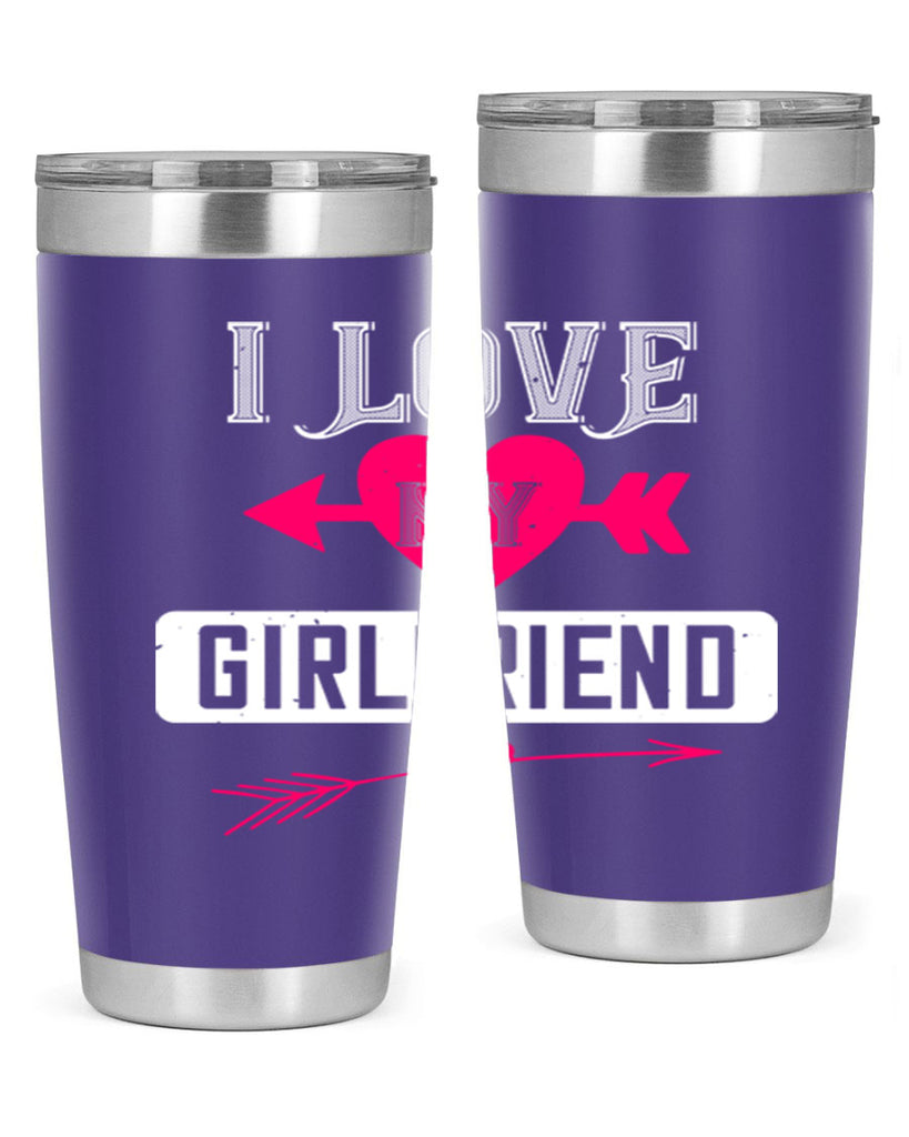 i love my girlfriend 54#- valentines day- Tumbler