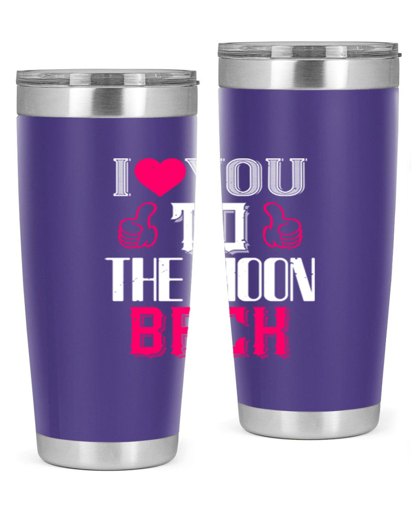 ilove you to the moon beach 49#- valentines day- Tumbler