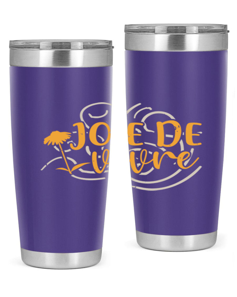 joie de vivre 57#- mardi gras- Tumbler
